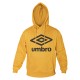 Felpa Uomo UMBRO Cotone Felpato Cappuccio Tascone Art.334