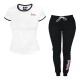 Completo Donna Sportivo LONSDALE Cotone Manica Corta - Pant. Lungo 3 Modelli