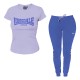 Completo Donna Sportivo LONSDALE Cotone Manica Corta - Pant. Lungo 3 Modelli