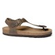 Sandalo Uomo LUMBERJACK Modello FLINT Pelle Nubuck Infradito Chiuso 004