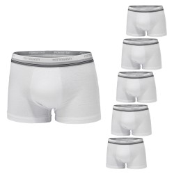 Set 6 Paia Slip / Boxer Uomo NOTTINGHAM Cotone Bielastico Nero Bianco Assortito