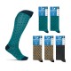 Pack 6 Paia Calze Uomo POMPEA Caldo Cotone Lungo 7 Modelli