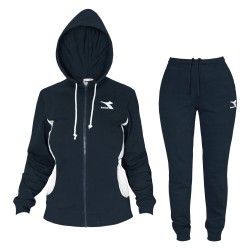 Tuta Donna DIADORA Cotone Leggero - Full Zip Cappuccio 3 Colori Art.378