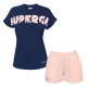 Completo Donna SUPERGA Cotone Jersey T-Shirt Pantaloncino 3 Modelli