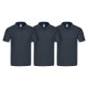 Pack 3 Polo Uomo FRUIT OF THE LOOM Cotone