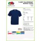 Set 5 Pezzi T-Shirt FRUIT OF THE LOOM 100% Cotone 165gr VALUEWEIGHT