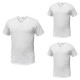 Pack 6 T-Shirt LIABEL Cotone Bianco e Assortito Girogola / Scollo V. Art.4428