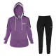  Tuta Donna Cotone DIADORA Cappuccio - Full Cotone Zip 3 Colori Art.114