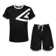 Completo Uomo Sport UMBRO Poliestere Maglia Pantaloncino 2 Modelli