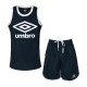 Completo Uomo Sport UMBRO Poliestere Maglia Pantaloncino 2 Modelli